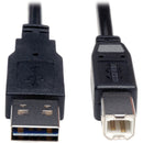 Tripp Lite 3ft USB 2.0 High Speed Cable Reverisble A to B M/M
