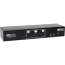 Tripp Lite 2-Port Dual Monitor DVI KVM Switch with Audio and USB 2.0 Hub, Cables included