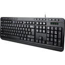 Adesso AKB-132 - Spill-Resistant Multimedia Desktop Keyboard (PS/2)