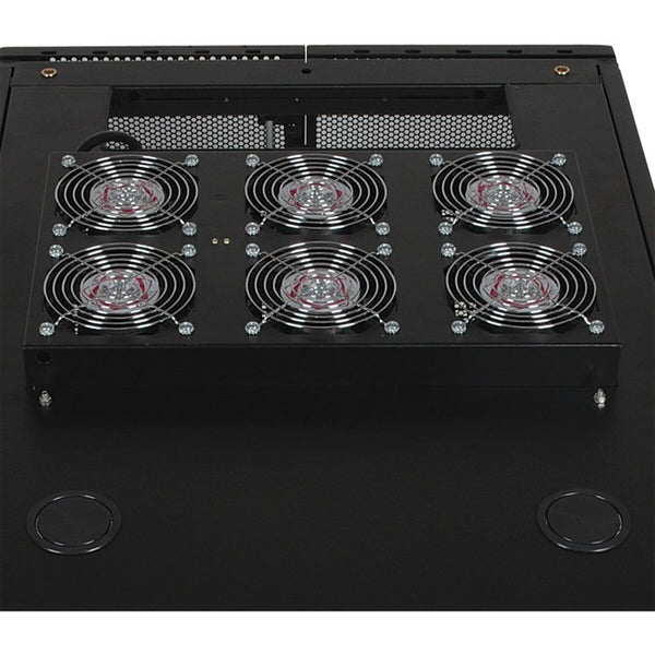 Tripp Lite Intl Rack Enclosure Server Cabinet Roof Mount Fan Panel Airflow Mgmt 230V