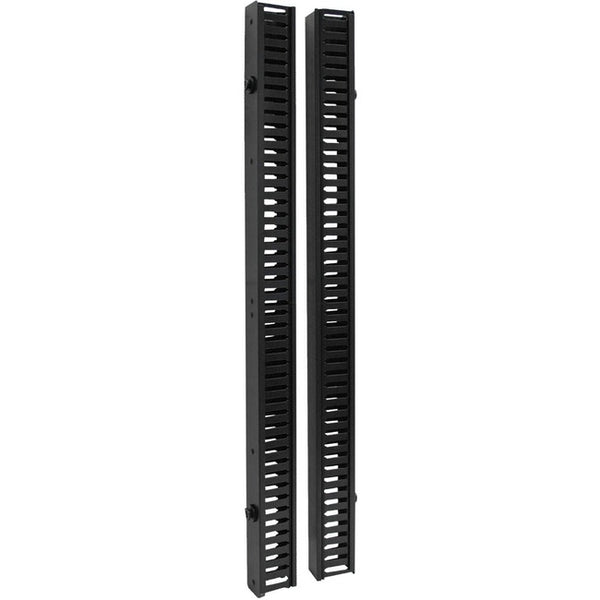 Tripp Lite Rack Enclosure Cabinet 6ft VRT Cable Manager Dbl Finger Duct