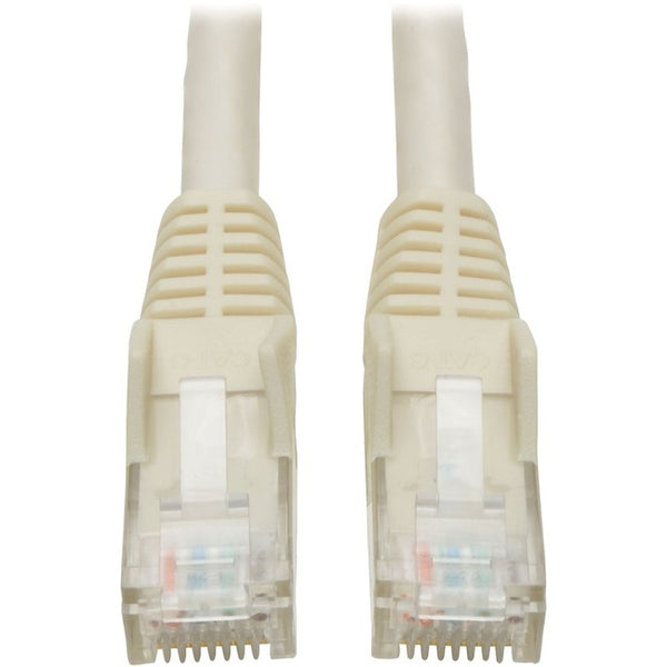 Tripp Lite 2ft Cat6 Gigabit Snagless Molded Patch Cable RJ45 M/M White 2'