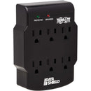 Tripp Lite Surge Protector Wallmount Direct Plug In 120V 6 Outlet 540 Joules Black
