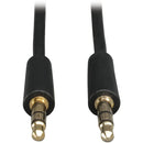 Tripp Lite 3ft Mini Stereo Audio Dubbing Cable 3.5mm Connectors M/M 3'