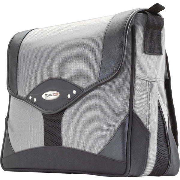 Mobile Edge Llc Mobile Edge - Premium Messenger - 15.4in - Silver/black,1680d Ballistic Nylon