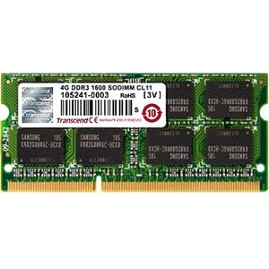 Transcend Information Transcend Memory 4gb Ddr3 1333 Mhz (pc3 10666) Non-ecc, Non-registered So-dimm 2