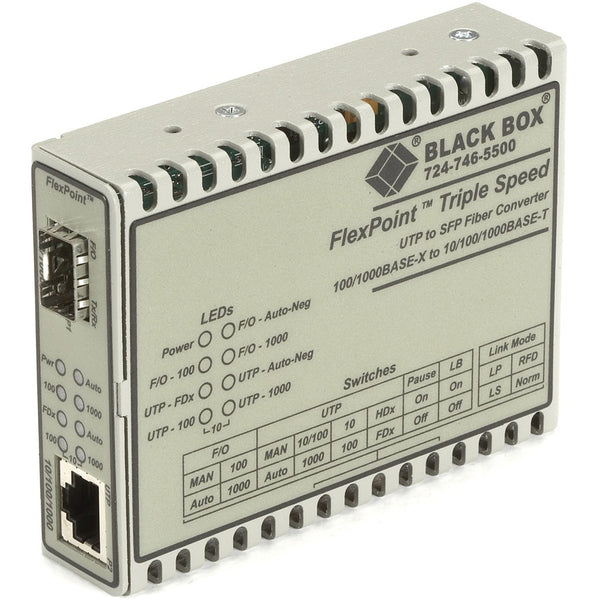 Black Box Gigabit Ethernet (1000-mbps) Media Conve