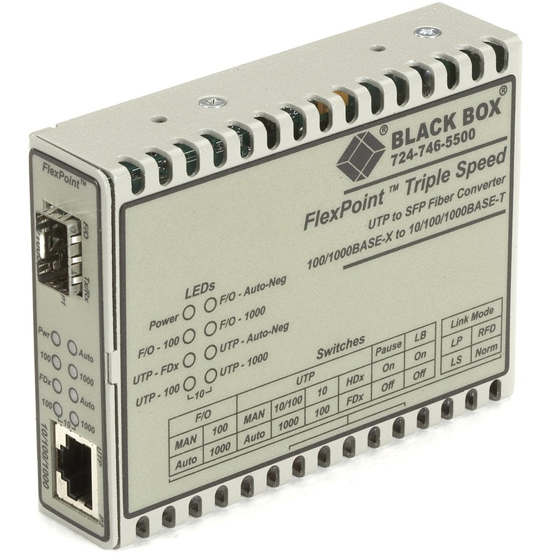 Black Box Gigabit Ethernet (1000-mbps) Media Conve