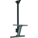 Peerless Industries Ceiling Kit - Black - Kit Includes: Cathedral Ceiling Plate, 59in (1.5m) Black E