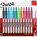 Dymo Sharpie 12ct Rt Asst Pouch