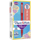 Dymo Flair Pg O/s Red Mp 12 Pck