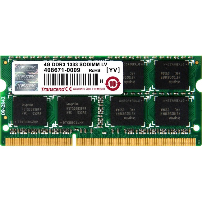 Transcend Information 4gb Ddr3l 1333 So-dimm Cl9 2rx8