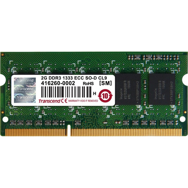Transcend Information 2gb Ddr3 1333 Ecc-so-dimm 1rx8