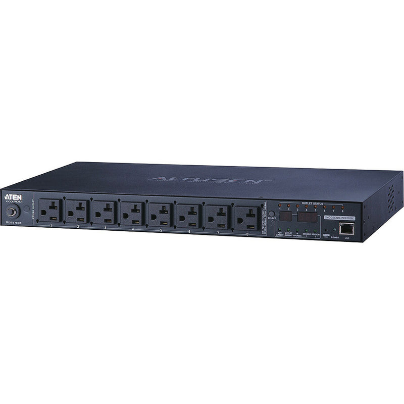 Aten 1u,15a 100-120v Ulde-rate12a,8xnema 5-20r
