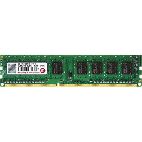 Transcend Information 2gb Ddr3l 1600 Non-ecc Unbuffered Long-dimm Low Voltage 1.35v 1rx8 240pin
