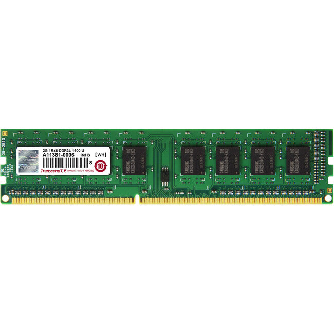 Transcend Information 2gb Ddr3l 1600 Non-ecc Unbuffered Long-dimm Low Voltage 1.35v 1rx8 240pin