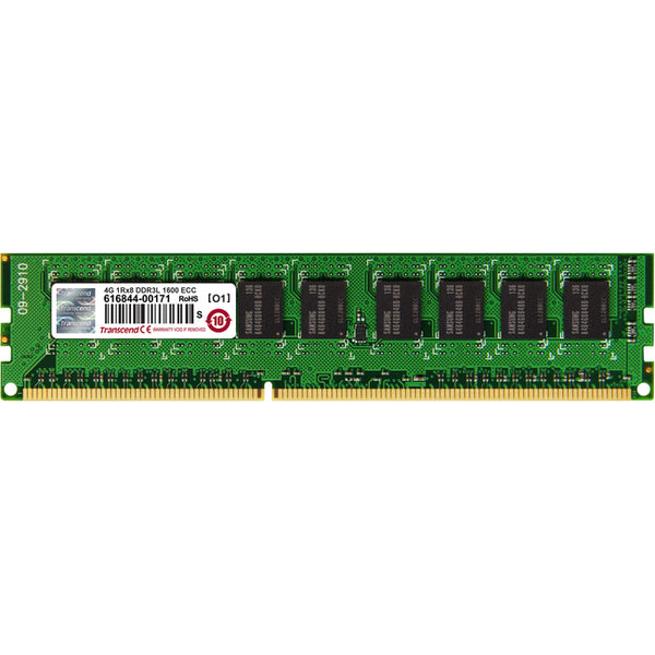 Transcend Information 4gb Ddr3l 1600 Ecc Unbuffered Long-dimm Low Voltage 1.35v 1rx8 240pin