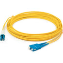 Add-on Addon 50m Sc To Lc Yellow Os2 Duplex Ofnr (riser-rated) Smf Fiber Patch Cable
