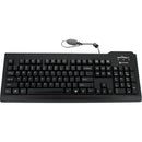 Seal Shield Medical Grade Keyboard - Dishwasher Safe - Qwertz Iso Swiss (black)(usb)