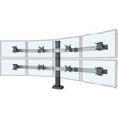 Hat Design Works The Bild 4 Over 4 Monitor Mount Supports Up To Eight 24in Monitors (30 Lbs Each)