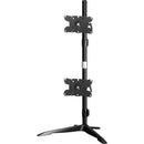 Amer Networks Dual Verticle Monitor Mount Stand For 2 Larger Led Or Lcd Monitors Up To 32 Inch