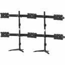 Amer Networks Hex Monitor Ultra Slim Stand Based Desk Mount. Supports 6  32 Inch Lcd/led Monit
