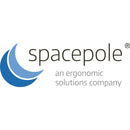 Spacepole Inc. Spacepole 75/100 Vesa Straight Wall Mount, Internal Universal Power Supply Holde