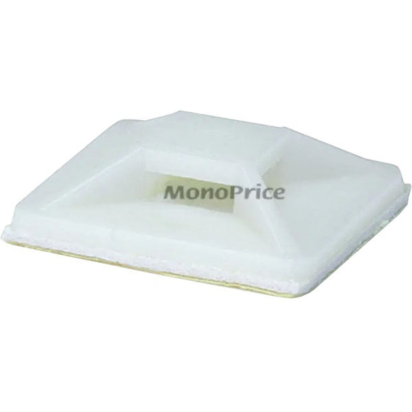 Monoprice, Inc. Monoprice Cable Tie Mounts 25x25 Mm_ 100 Pcs/pack_ White