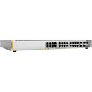 Allied Telesis Inc. L2+ Managed Switch, 24 X 10/100/1000mbps Poe+ Ports, 4 X Sfp Uplink Slots, 1 Fix