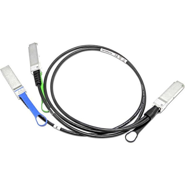 Nvidia Corporation Mellanoxa Passive Copper Hybrid Cable, Ib Hdr 200gb/s To 2x100gb/s, Qsfp28 To 2x
