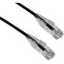 Axiom 12ft Cat6a Bendnflex Ultra-thin Snagless Patch Cable 650mhz (black)