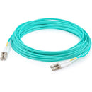 Add-on Addon 5m Lc To Lc Aqua Om4 Duplex Ofnr (riser-rated) Taa Fiber Patch Cable