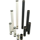 Premier Mounts 12 In. Black Pre-cut Npt With Cable Outl