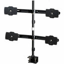 Amer Networks Quad Monitor Clamp Mount Supports Up To 4 Led Or Lcd Monitors Mounted With Indus