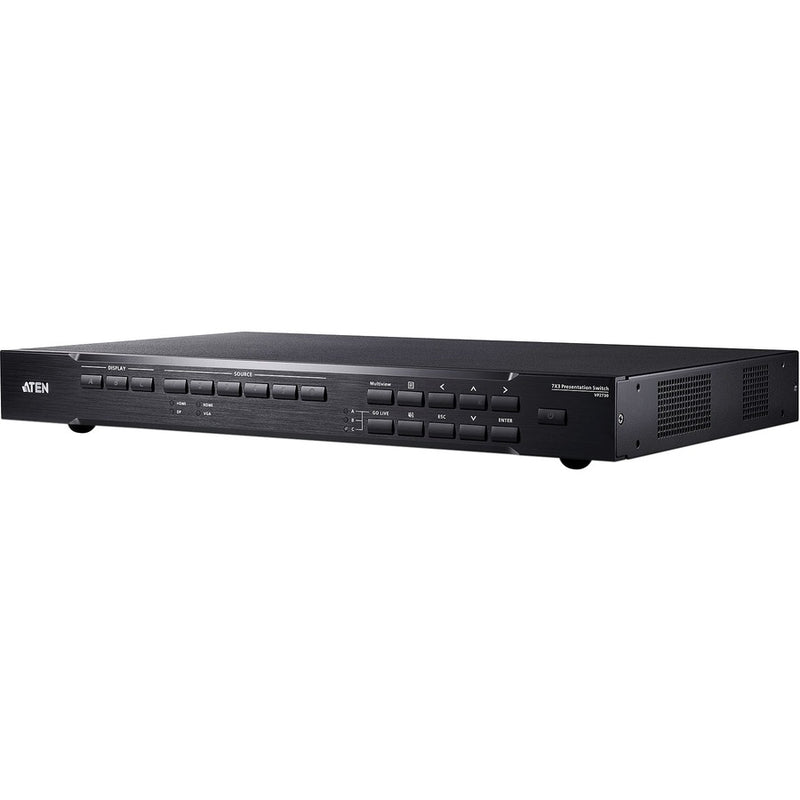 Aten 7 X 3 Seamless Presentation Matrix Switch With Streaming