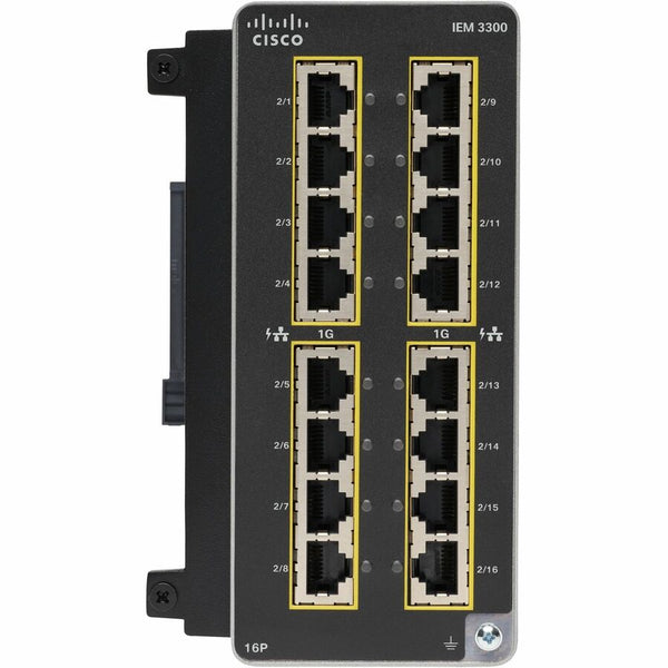 Cisco Systems Catalyst Ie3300 With 16 Ge Poe/poe+ Copper, Expansion Module