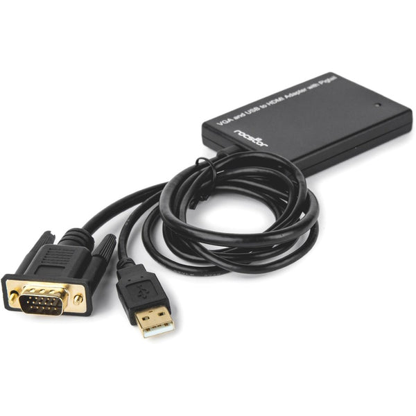 Rocstor Vga To Hdmi Portable Adapter With Usb Au