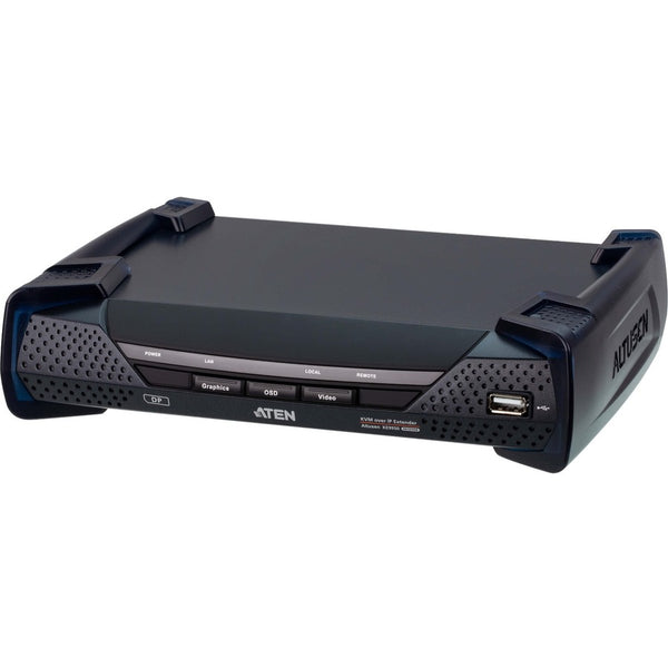 Aten 4k Displayport Single View Kvm Over Ip Receiver W/audio/serial/sfp Fiber