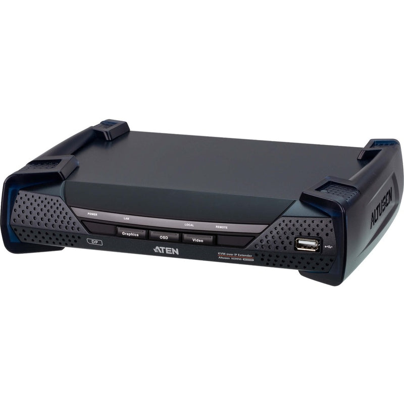 Aten 4k Displayport Single View Kvm Over Ip Receiver W/audio/serial/sfp Fiber