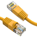 Axiom 8ft Cat6 550mhz Patch Cable Clear-snagless Universal Boot (yellow)