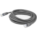 Add-on 6ft Gray Cat 6 Pvc Ethernet Cable Snagless Bubble Boot Rj-45 M/m