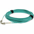 Add-on Addon 11m Lc To Lc Aqua Om4 Duplex Ofnr (riser-rated) Fiber Patch Cable