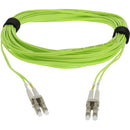 Add-on Addon 3m Lc To Lc Lime Green Om5 Duplex Ofnr (riser-rated) Fiber Patch Cable