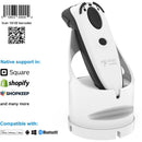 Socket Mobile, Inc. Durascan D760, Professional Barcode Reader, White & White Chg Dock