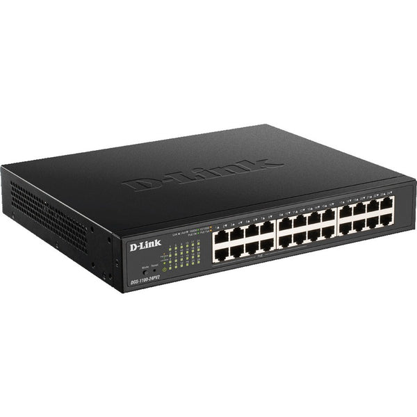 D-link Systems D-link Dgs-1100-24pv2 Supports 24 Ports, With 12 X 1gb Poe, 12 X 1gb Ports.  100