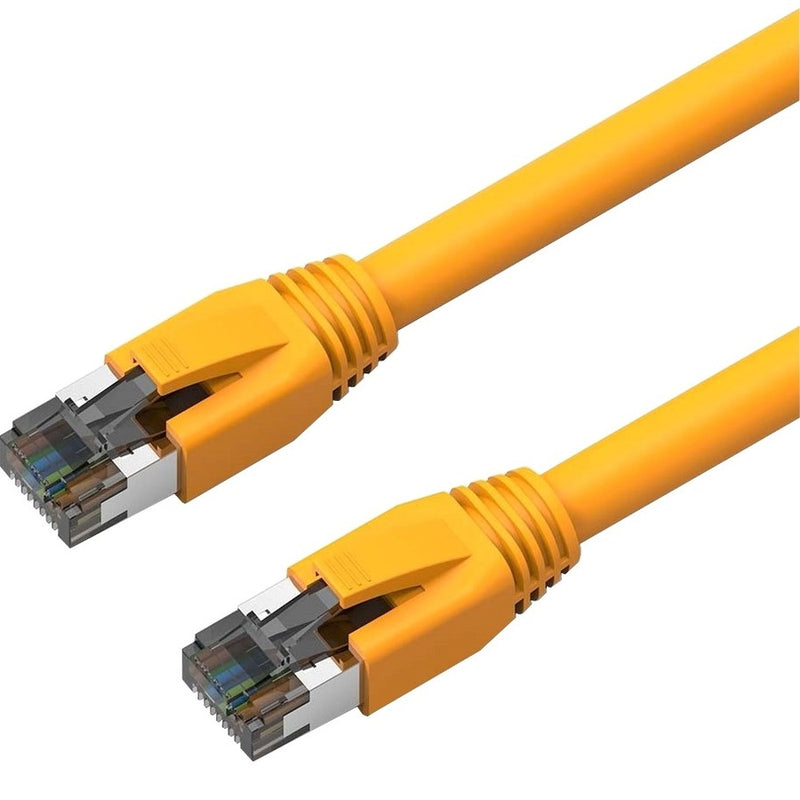 Axiom 10ft Cat8 Shielded Cable Yellow
