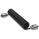 Compulocks Brands, Inc. Dual Head Coiled T-bar Security Keyed Cable Lock