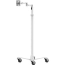 Compulocks Brands, Inc. Medical Rolling Cart Extended - Vesa Compatible White