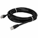 Add-on Addon 2ft Black Cat 6 Shielded Pvc Ethernet Cable Snagless Easy Clear Boot Rj-45
