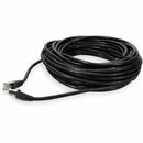 Add-on Addon 40ft Black Cat 6 Shielded Pvc Ethernet Cable Snagless Easy Clear Boot Rj-4